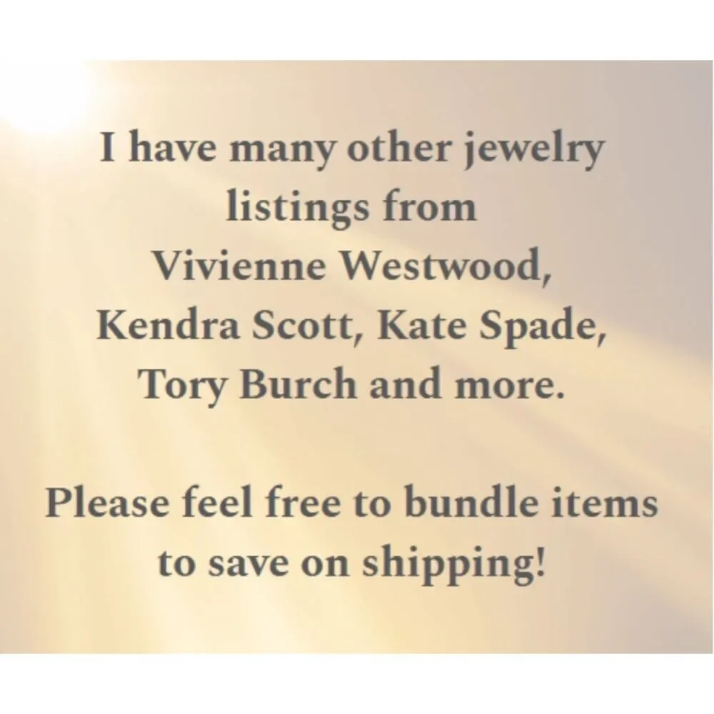 Kendra Scott NEW earrings - Baroque Ella silver hoops - Picture 8 of 8